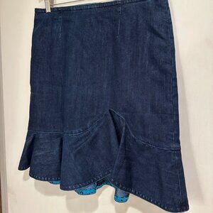 Anthropologie Denim skirt